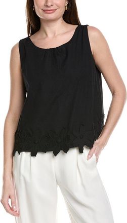 Frances Valentine Zennia Flower Hem Tank Top