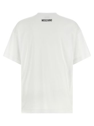 Moschino Womens White Cotton T-Shirt