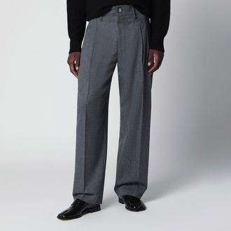 Ami Pantaloni sartoriali grigi in lana
