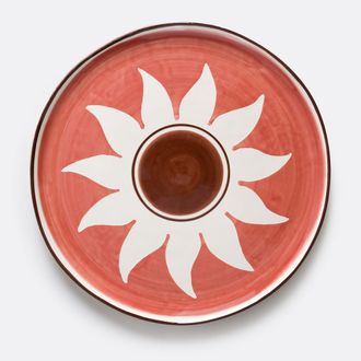 La Redoute Interieurs Ronde serveerschaal in aardewerk, Montesol