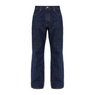Off-white Rechte Jeans - Heren - Jeans - Blauw - Maat: W33 Katoen