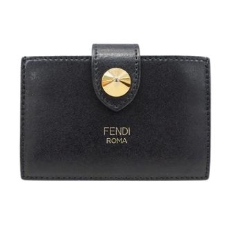 Fendi Vintage, unisex, Zwart, ONE Size, Leer, Pre-owned Leren Portemonnee