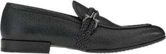 Ferragamo Mens Nam Loafer With Gancini Ornament In Black