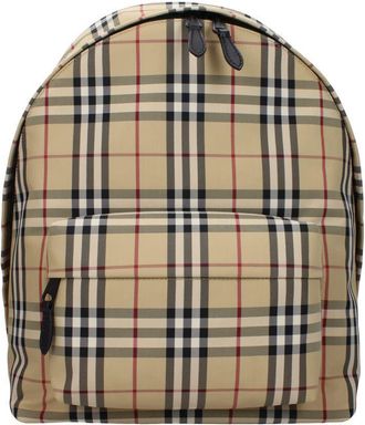 Burberry Beige Fabric Backpack
