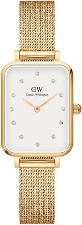 Daniel Wellington Gouden Quadro Horloge- Elegant en Functioneel - Dames - Horloges - Geel - ONE Size - Accessoires