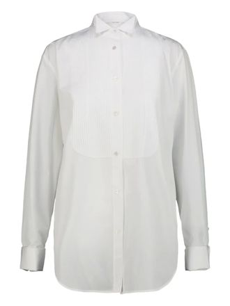 The Row Erelia pleated shirt - women - Cotton - 8 - White