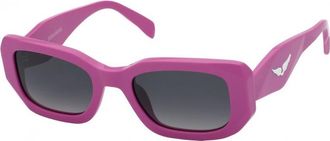 Zadig&Voltaire Womens SZV368-5202GF SZV368 52 5202GF Sunglasses - Blush - One Size