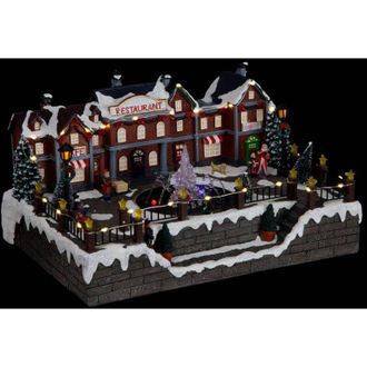 F&eacute;&eacute;ric Lights & Christmas F&eacute;&eacute;ric Lights And Christmas - Villaggio di Natale ristorante cittadino 33 led bianco caldo + trasformatore - Feeric lights & christmas