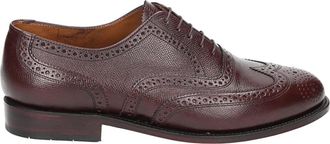 Van Bommel Zakelijke Lage Schoenen Bordeaux Leer - Heren - Veterschoenen - Bruin - 43 EU - Leer - Schoenen