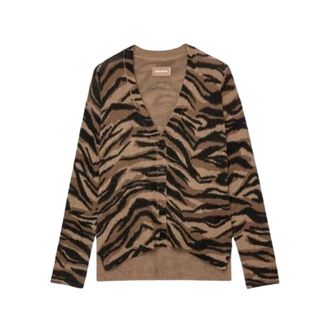 Zadig&Voltaire Dames, Truien, Bruin, Maat: XS Kasjmier