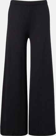 Lisa Yang Ainsley cotton and cashmere wide-leg pants