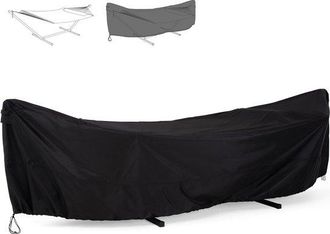 OEM Funda Protectora Para Columpio De Jard&iacute;n, 285x17x80cm, Oxford 420d, Impermeable, A Prueba De Polvo Y Resistente A Los Rayos Uv, Negro