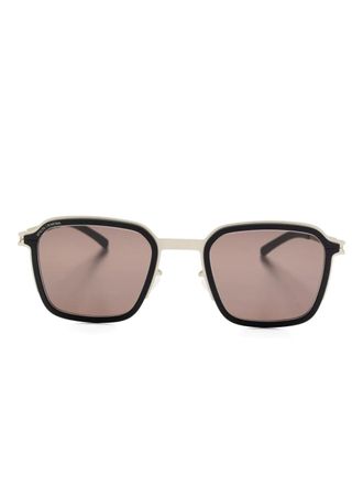 Mykita x Rimowa Occhiali da sole squadrati in alluminio - Nero