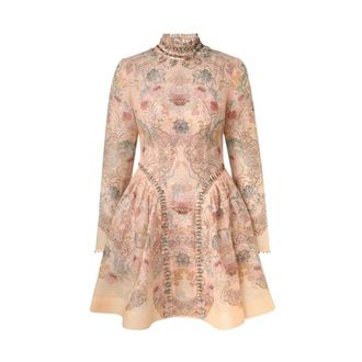 Zimmermann Short Dresses, female, Multicolor, Size: 2XS Shirt Dresses