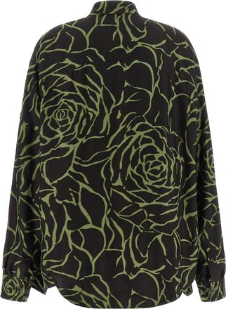 Dries Van Noten Womens Black Viscose Blouse