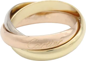 Cartier Gold Silver Yellow Gold (18K) Pink Gold (18K) White Gold (18K) Band Ring (Pre-Owned)
