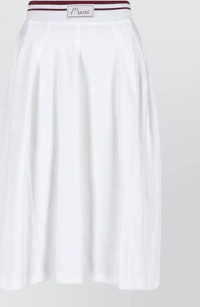 Marni pleated midi skirt