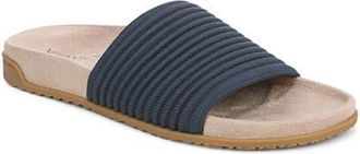 Vionic Evie Slide Sandal in Dark Denim at Nordstrom, Size 7.5
