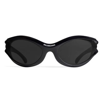 Balenciaga Dynamo Round Sunglasses Black 773388T00071000