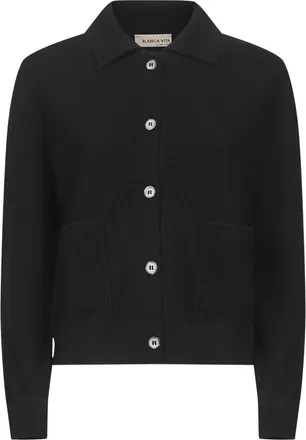 Blanca Vita Mujer, Jerseys, Negro, Talla: L