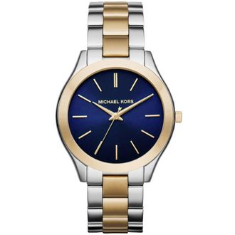 Michael Kors Elegante Grijze Roestvrijstalen Dameshorloge - Dames - Horloges - Grijs - ONE Size - Accessoires