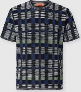 Missoni Crew-neck Cotton And Viscose T-shirt With Check Pattern in Multicoloured at Nordstrom, Size 48 It