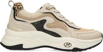 Mexx Palma Ora Sneaker - Dames - Sneakers - Beige - 37 EU - Schoenen