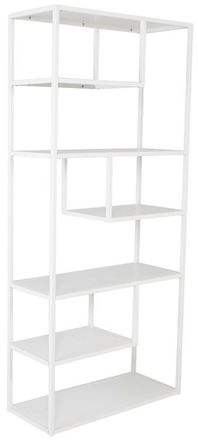 VE DESIGN Design Regal Staal 188 x 85 cm, Weiss