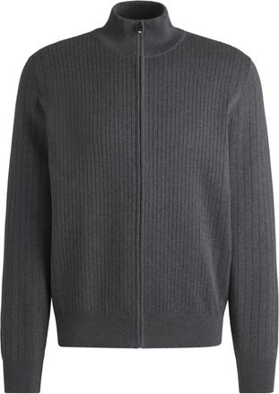 HUGO BOSS Cardigan - Heren - Vesten - Grijs - 2XL - Truien & Vesten