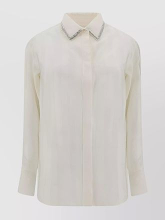 Golden Goose marysole satin striped shirt