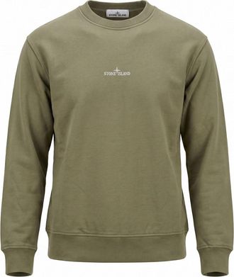 Stone Island Organic Cotton Fleece Sweatshirt