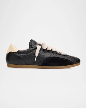 Represent Men & apos;s Low-Pro Loose-Fit Leather Sneakers