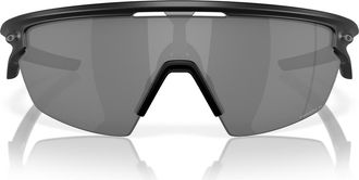 Oakley Gender Inclusive Sphaera 36mm Polarized Rectangle Sunglasses in Matte Black/prizm Black at Nordstrom