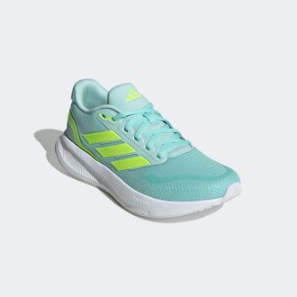 adidas Laufschuh ADIDAS PERFORMANCE RUNFALCON 5, Damen, Gr. 40,5, schwarz (semi flash aqua, lucid lemon, core schwarz), Synthetik, Textil, Schuhe Laufschuh