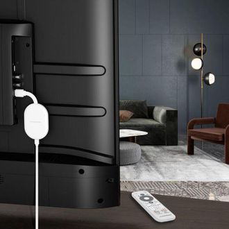 Thomson Google TV Go Cast 150, Dongle per streaming 4K UHD, Dolby Atmos, Dolby Digital+, Controllo vocale, Googlecast, SDRAM 2 GB, Flash 8 GB