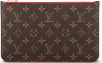Louis Vuitton Pouch con zip e monogramma - Marrone