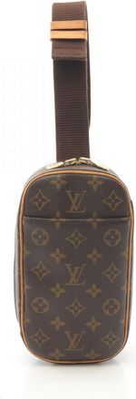Louis Vuitton Brown Monogram Coated Canvas Leather Fanny Pack Sling Bag (Pre-Owned)