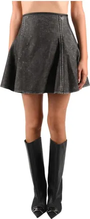 Diesel Minigonna O-Erina - - Skirts - Donna - Grigio - L