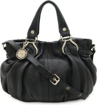 Celine Pre-owned Handbags, female, Black, Size: ONE SIZE Pre-owned Leather celine-bags