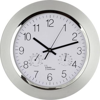 Eurotime Eurotime 56004 Reloj De Pared Decorativo Plateado 34 Cm