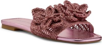 Stuart Weitzman Lotus Slide Sandal in Pink Sand at Nordstrom, Size 8.5