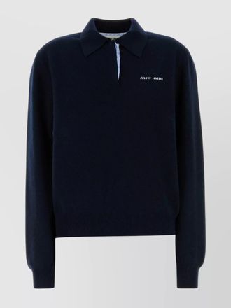 Miu Miu polo shirt in cashmere