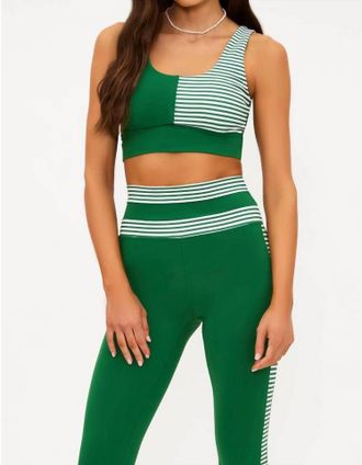 Beach Riot Carina Sports Bra In La Palma Stripe