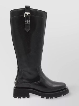Ganni studded ankle boots
