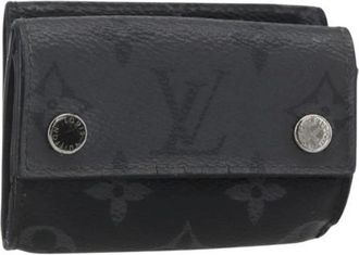 Louis Vuitton Pre-owned Wallets, female, Black, Size: ONE SIZE Pre-owned Canvas Wallet