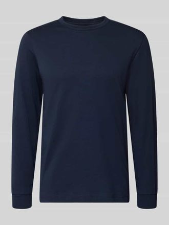 Tom Tailor Regular Fit Langarmshirt aus reiner Baumwolle in Marine, Gr&ouml;&szlig;e XXXL