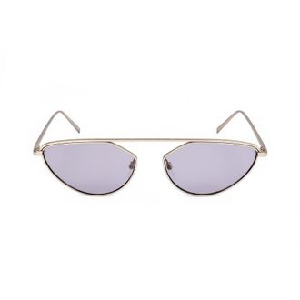DKNY Ladies Gold Tone Cat Eye Sunglasses DK109S-2