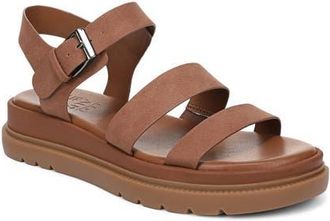 Naturalizer Avenue Ankle Strap Platform Sandal in Walnut Wake at Nordstrom, Size 8.5