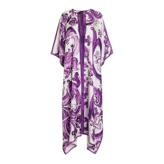 Dolce & Gabbana Maiolica Patterned Midi Tunic - female - Dolce & Gabbana - Maxi Dresses - Multicolor - XS - Dresses