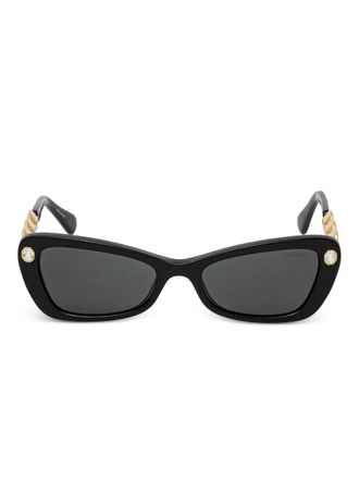 Swarovski crystal-embellished cat-eye sunglasses - Nero